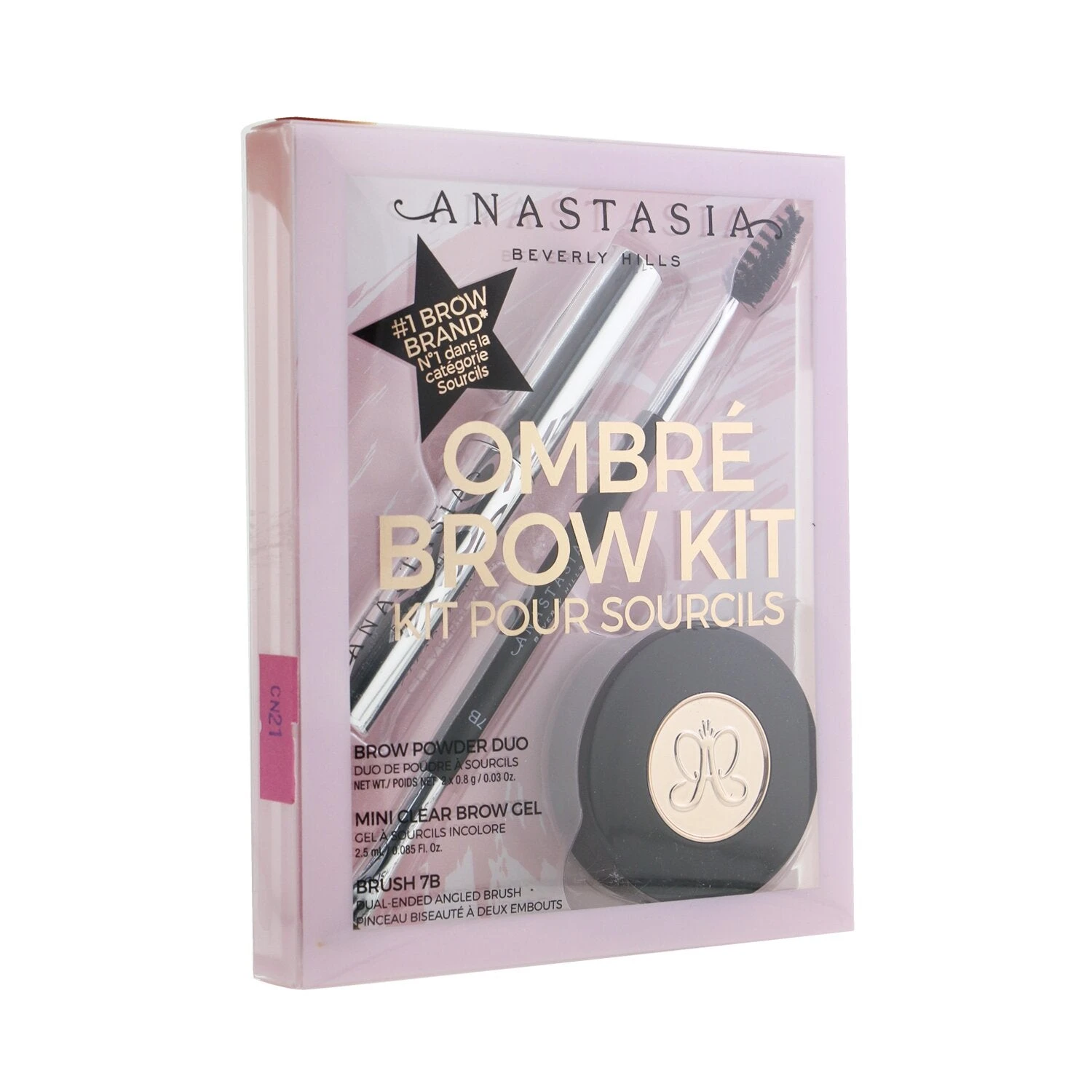 Anastasia Beverly Hills Ombre Brow Kit (Brow Powder Duo + Mini Clear Brow Gel + Brush 7B) - # Taupe 3pcs 4 Anastasia Beverly Hills Ombre Brow Kit (Brow Powder Duo + Mini Clear Brow Gel + Brush 7B) - # Taupe 3pcs - Image 2