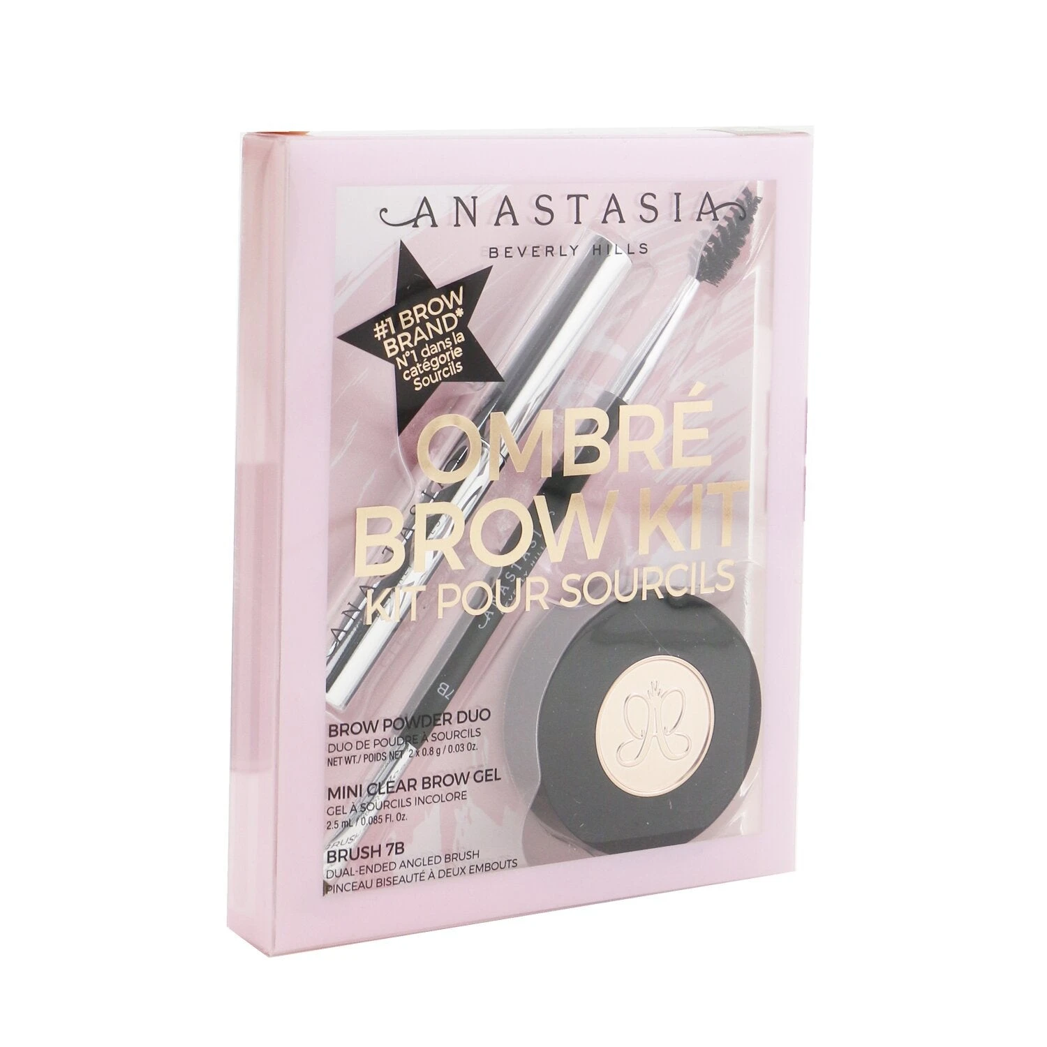 Anastasia Beverly Hills Ombre Brow Kit (Brow Powder Duo + Mini Clear Brow Gel + Brush 7B) - # Taupe 3pcs 8 Anastasia Beverly Hills Ombre Brow Kit (Brow Powder Duo + Mini Clear Brow Gel + Brush 7B) - # Taupe 3pcs - Image 6