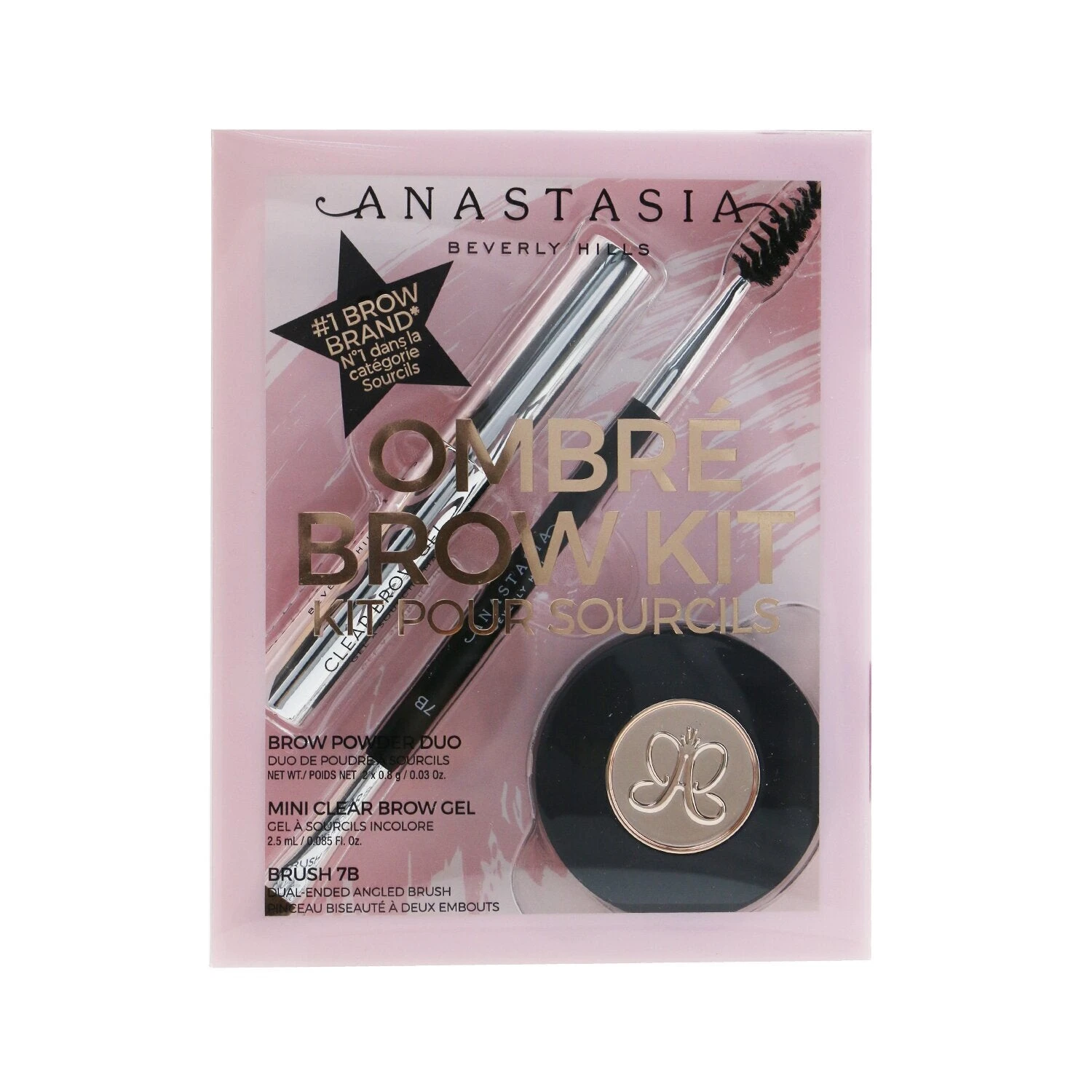 Anastasia Beverly Hills Ombre Brow Kit (Brow Powder Duo + Mini Clear Brow Gel + Brush 7B) - # Taupe 3pcs 10 Anastasia Beverly Hills Ombre Brow Kit (Brow Powder Duo + Mini Clear Brow Gel + Brush 7B) - # Taupe 3pcs - Image 8