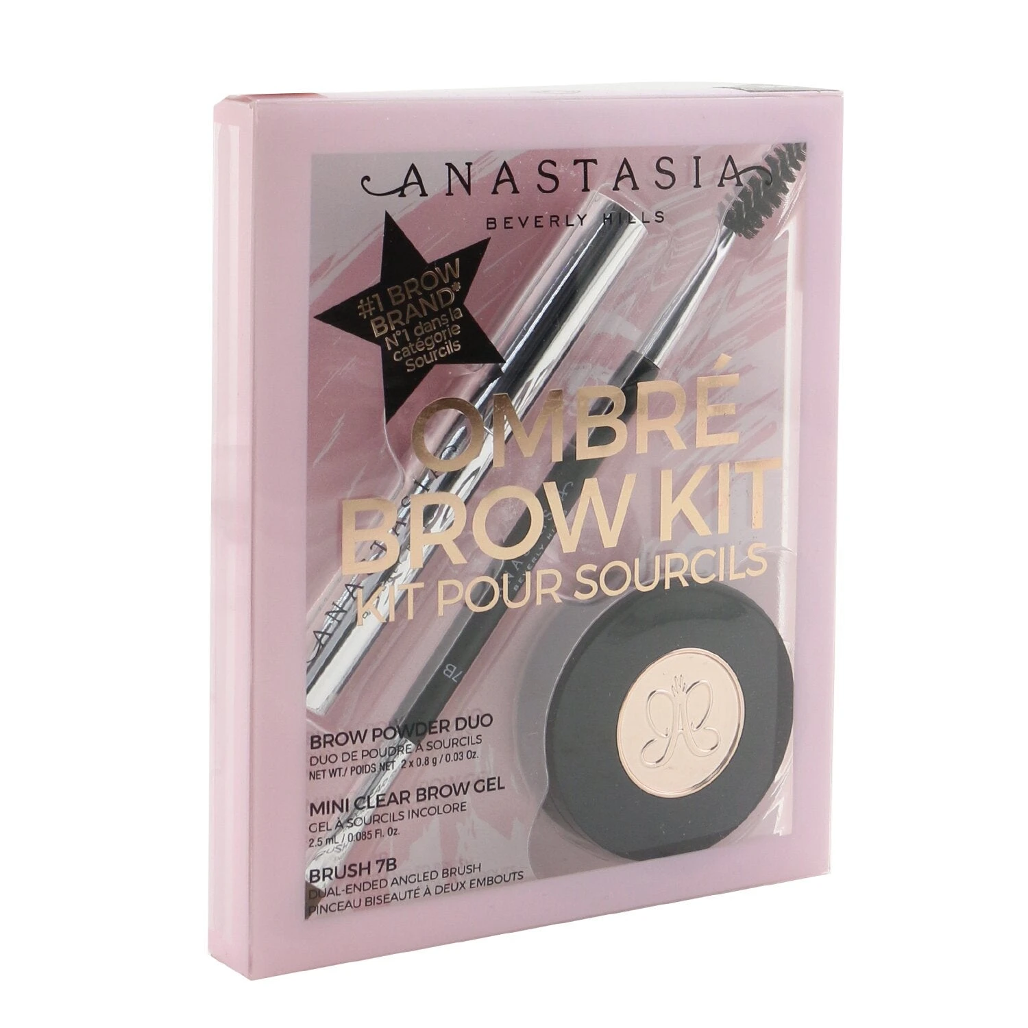 Anastasia Beverly Hills Ombre Brow Kit (Brow Powder Duo + Mini Clear Brow Gel + Brush 7B) - # Soft Brown 3pcs 16 Anastasia Beverly Hills Ombre Brow Kit (Brow Powder Duo + Mini Clear Brow Gel + Brush 7B) - # Soft Brown 3pcs - Image 14